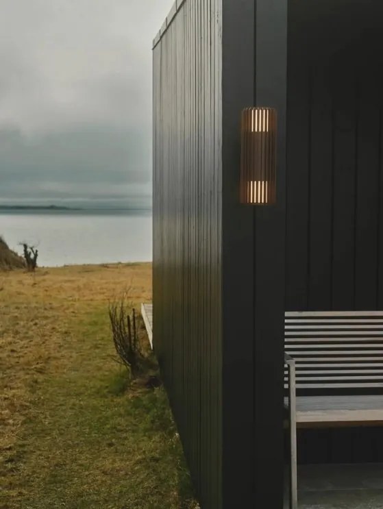 Aplica de perete exterior design nordic IP54 Aludra seaside brown
