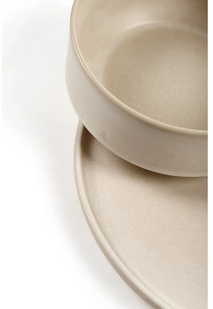 Set de 12 vase din gresie crem Bonami Selection Malia