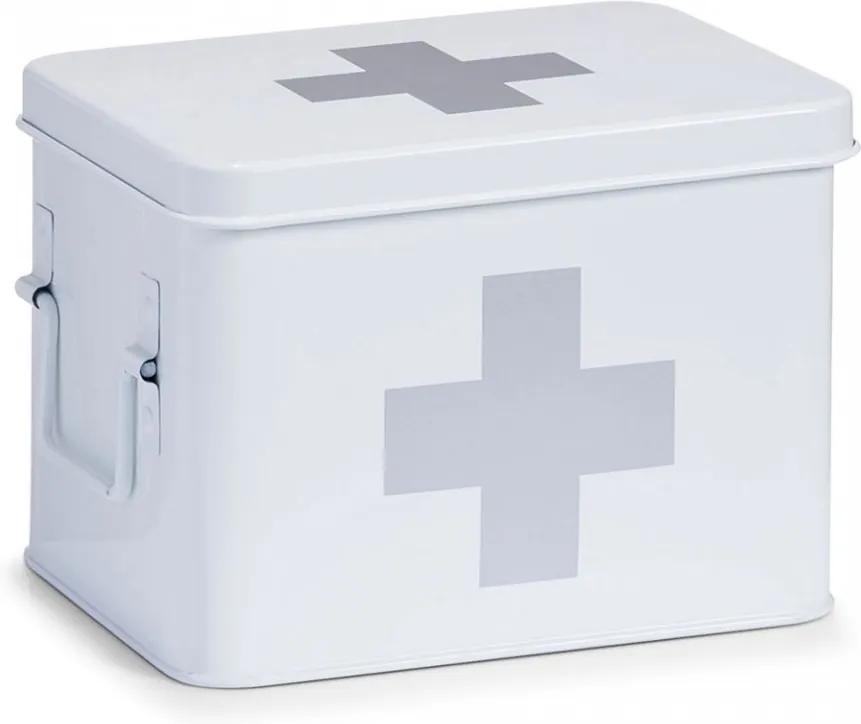 Cutie alba cu capac din metal pentru medicamente Medicine Box Maxi White Zeller