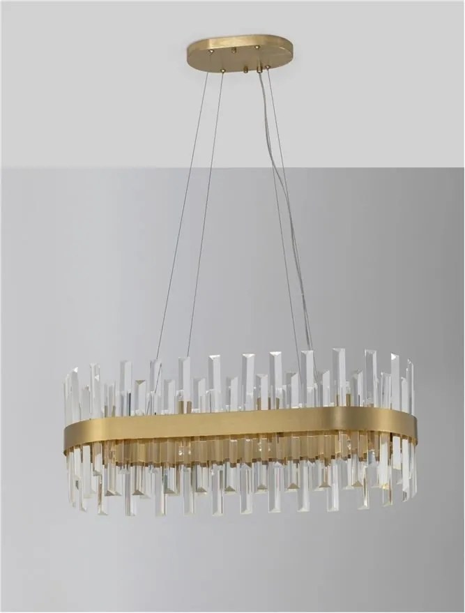 Lustra suspendata eleganta design modern Crown 80x36cm