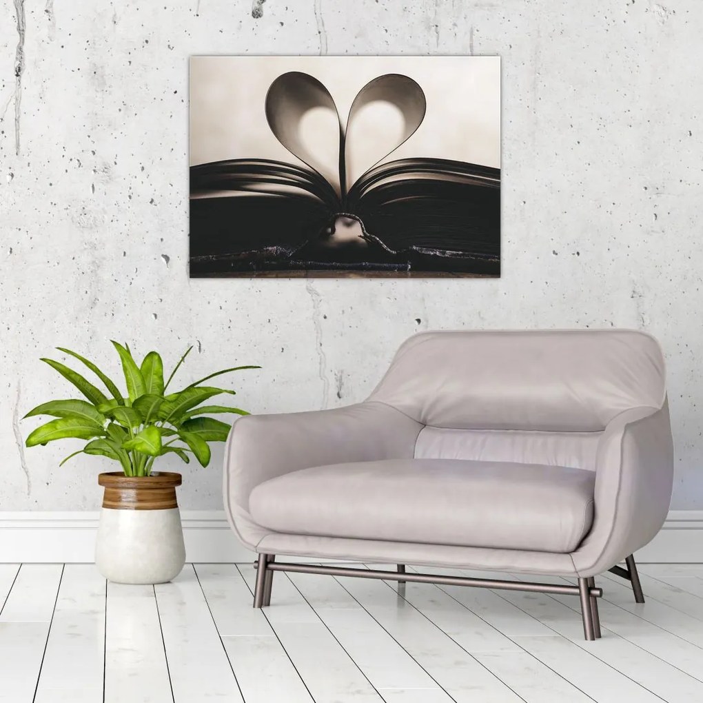 Tablou cu carte (70x50 cm)