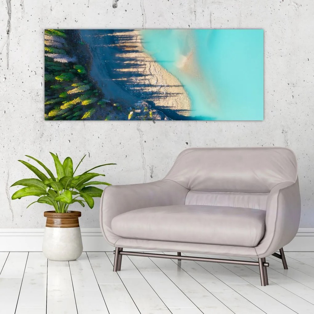 Tablou - Vedere la lac (120x50 cm)