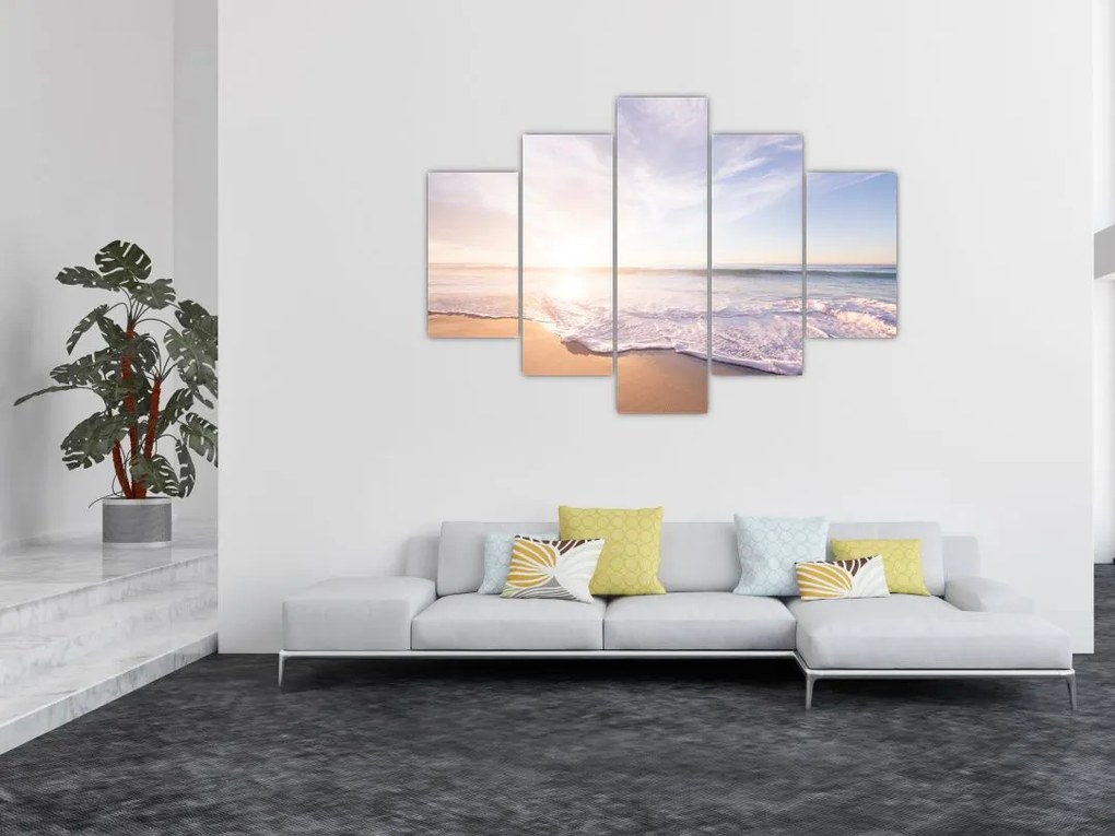 Tablou cu plaja cu nisip (150x105 cm)