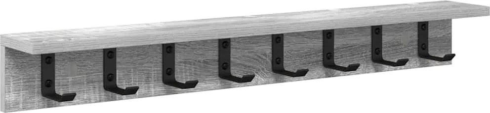 vidaXL Răcător de paltoane montat pe perete Pe perete Gri Sonoma