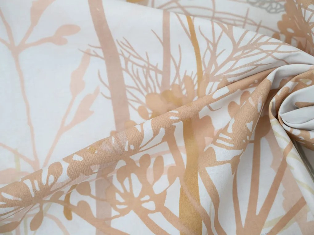 Lenjerie de pat din bumbac Renforce CARAWAY crem Dimensiune lenjerie de pat: 70 x 90 cm | 140 x 200 cm