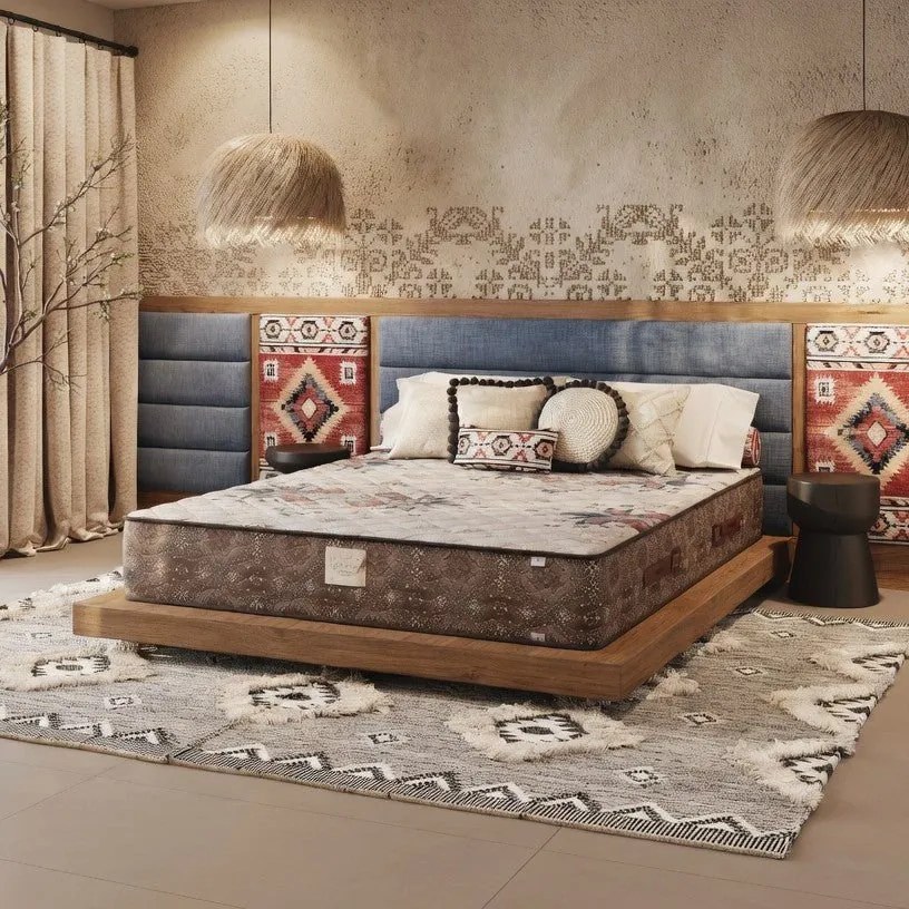 Saltea cu arcuri pocket Amintiri 140×190 cm, fermitate medie, 28 cm înălțime