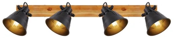 Spot GÜNTHER 4xE27/60W/230V Globo 15466S-4