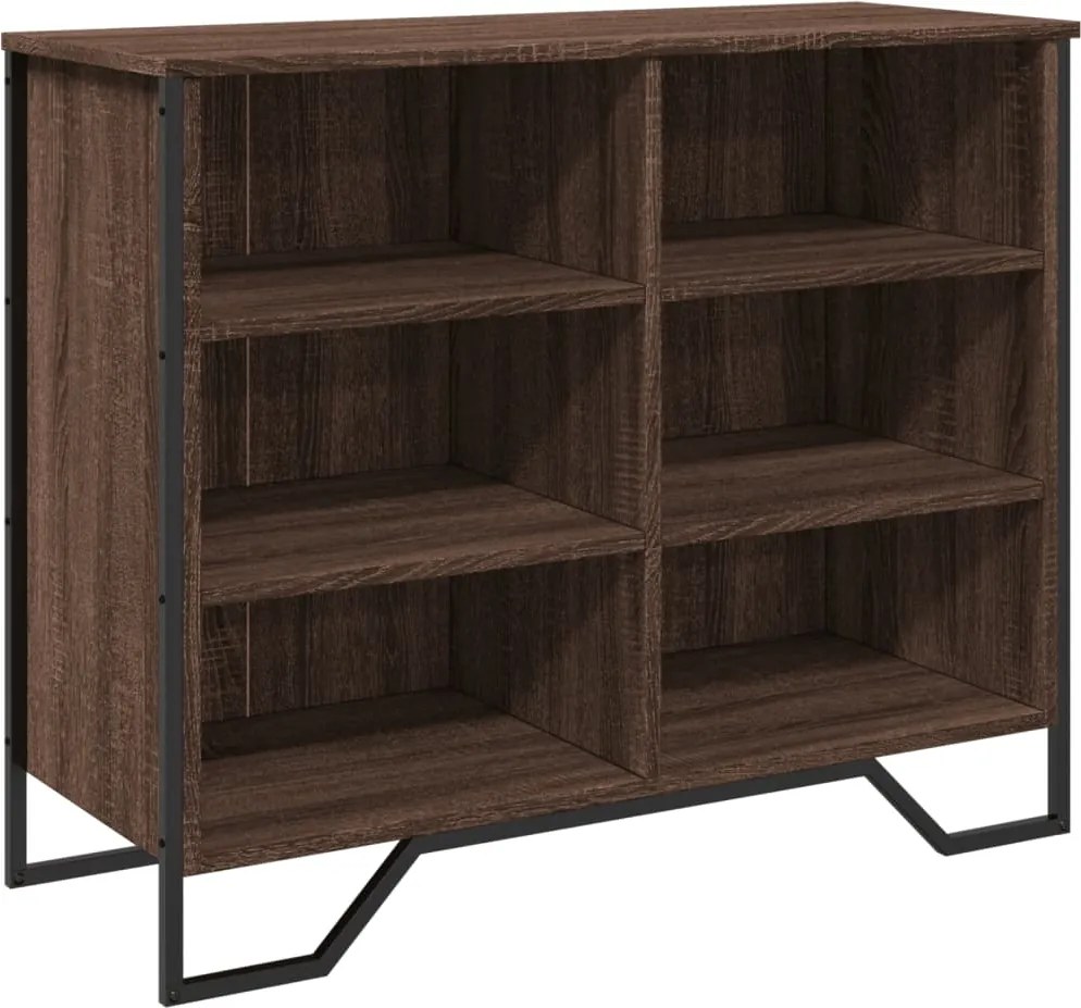 vidaXL Dulap, stejar maro, 91x35,5x74,5 cm, lemn prelucrat