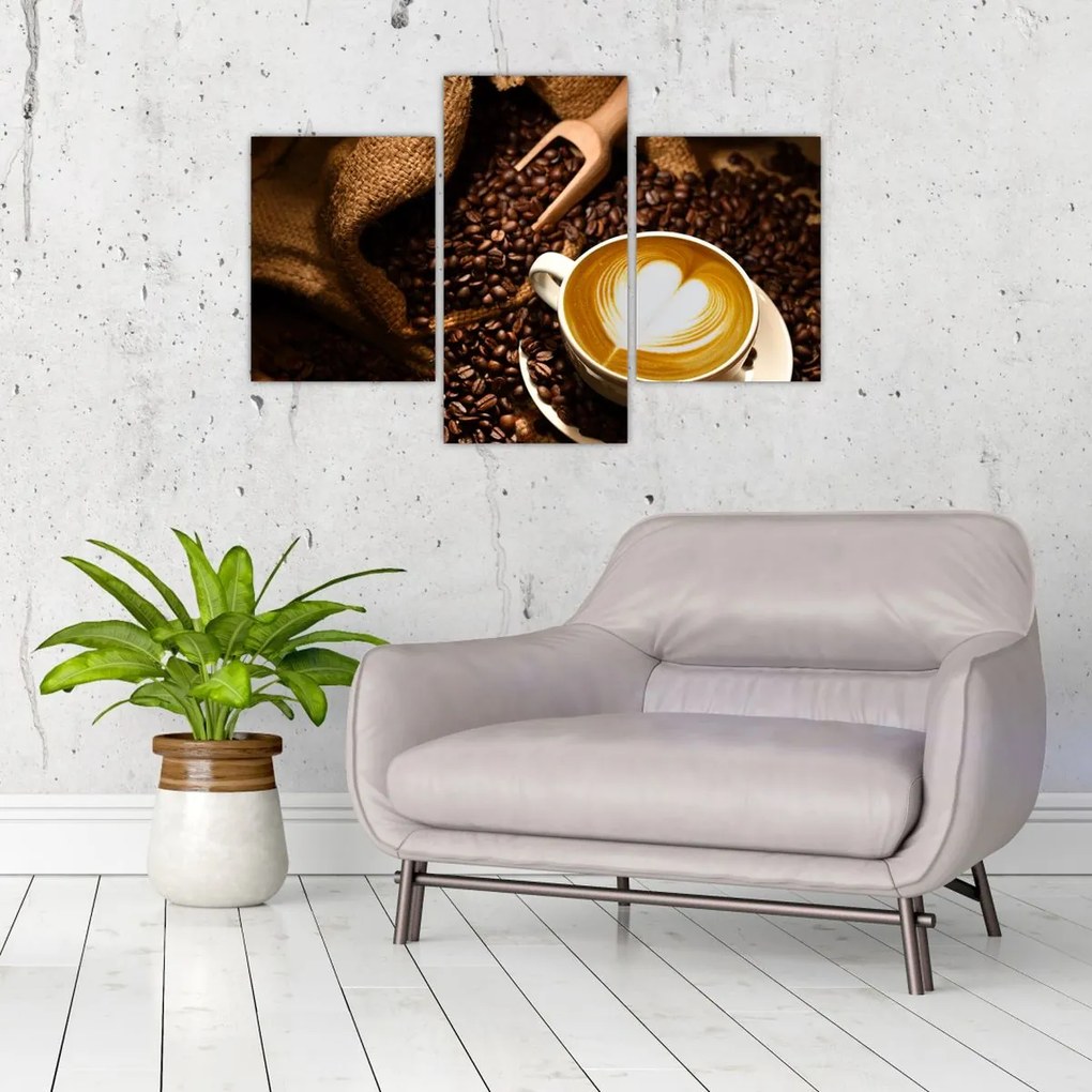 Tablou - O ceașcă de cafea (90x60 cm)