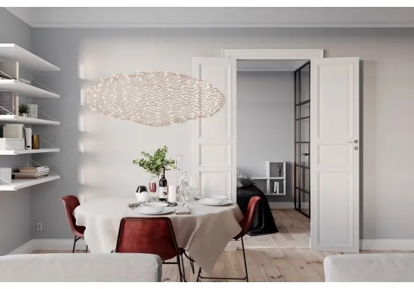 Lustră LED pe cablu ByRydens 4201260-6501 HAYDEN LED/20W/230V auriu