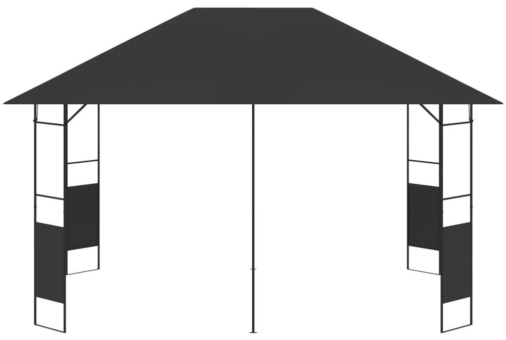 Pavilion de gradina, antracit, 4 x 3 m, 160 g m   Antracit, 4 x 3 m