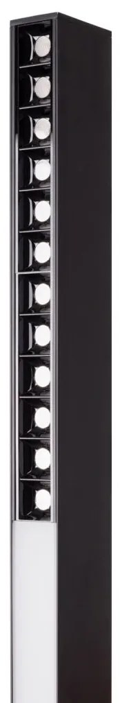 Plafoniera liniara neagra LED Rx 180cm