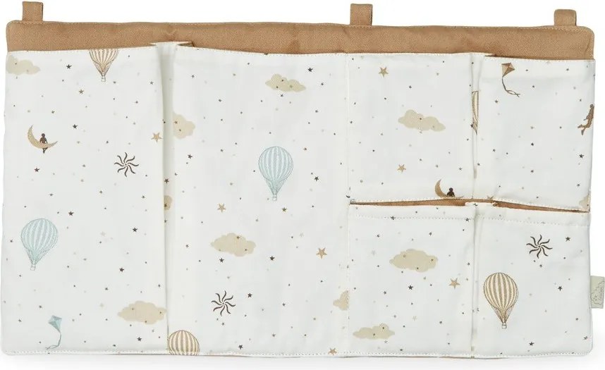 Buzunar pentru pătuț fildeș din bumbac organic 42 cm Dreamland – Cam Cam Copenhagen