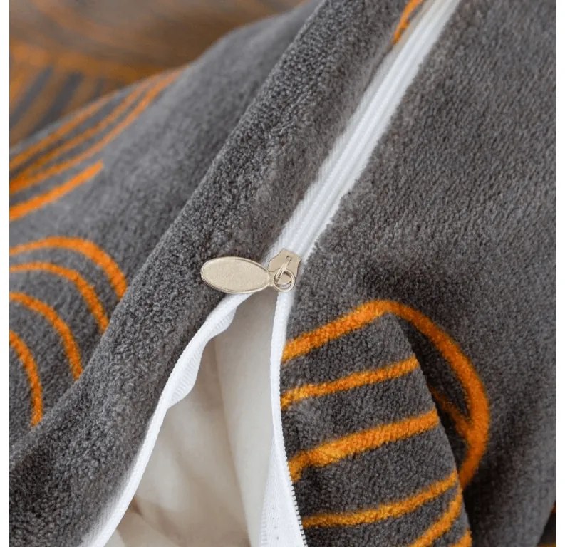 Lenjerie cocolino TESICA gri Dimensiune lenjerie de pat: 70 x 80 cm | 140 x 200 cm