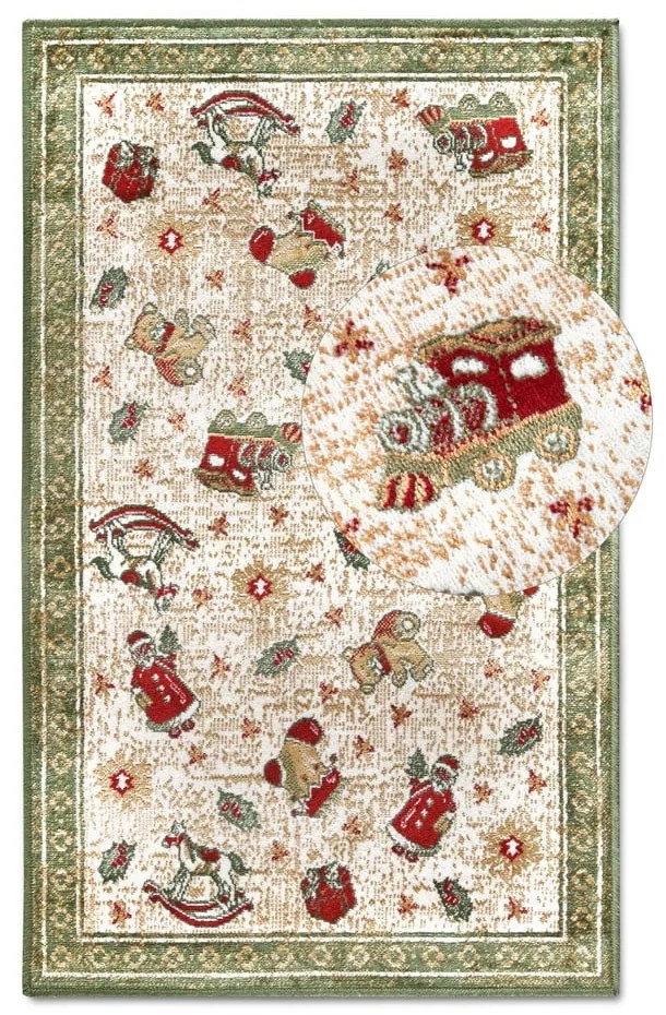 Covor verde din amestec de bumbac 50x80 cm cu model de Crăciun Toy's Delight Green Christmas – Villeroy&amp;Boch