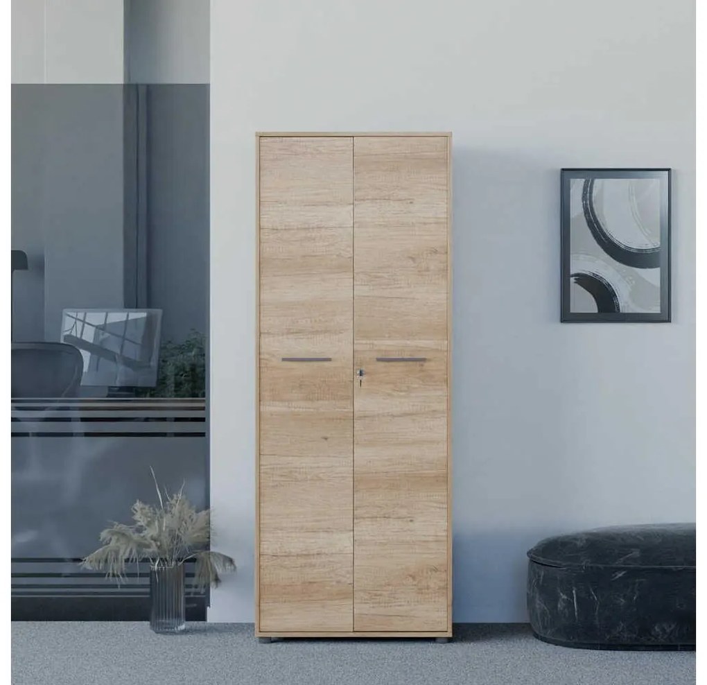 Dulap cu rafturi Nimue (nuc deschis) . 1109396