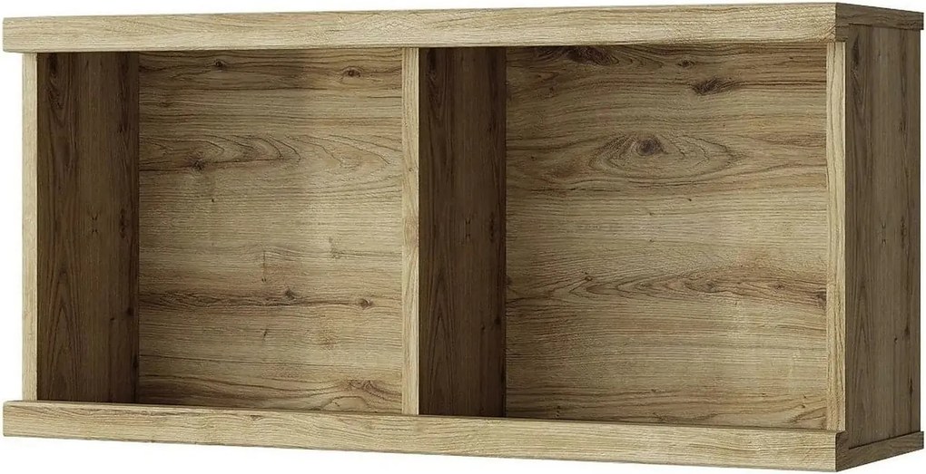 Raft DOORSET 80, stejar navarra, PAL laminat, 80x38x25 cm