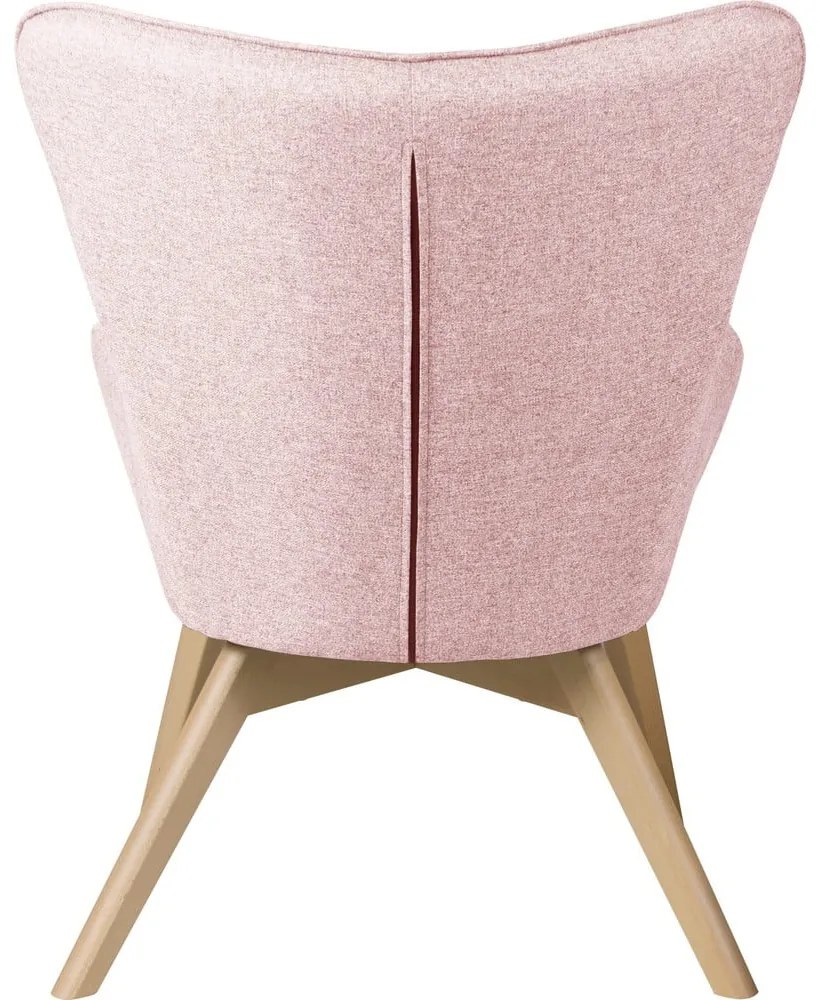 Fotoliu roz deschis Niko – Ropez