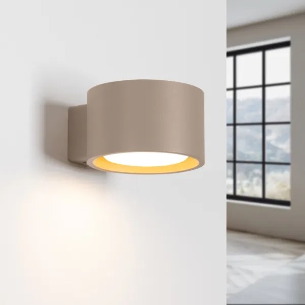 Sollux SL.2445 - Aplică de perete MODO 1xGX53/10W/230V taupe