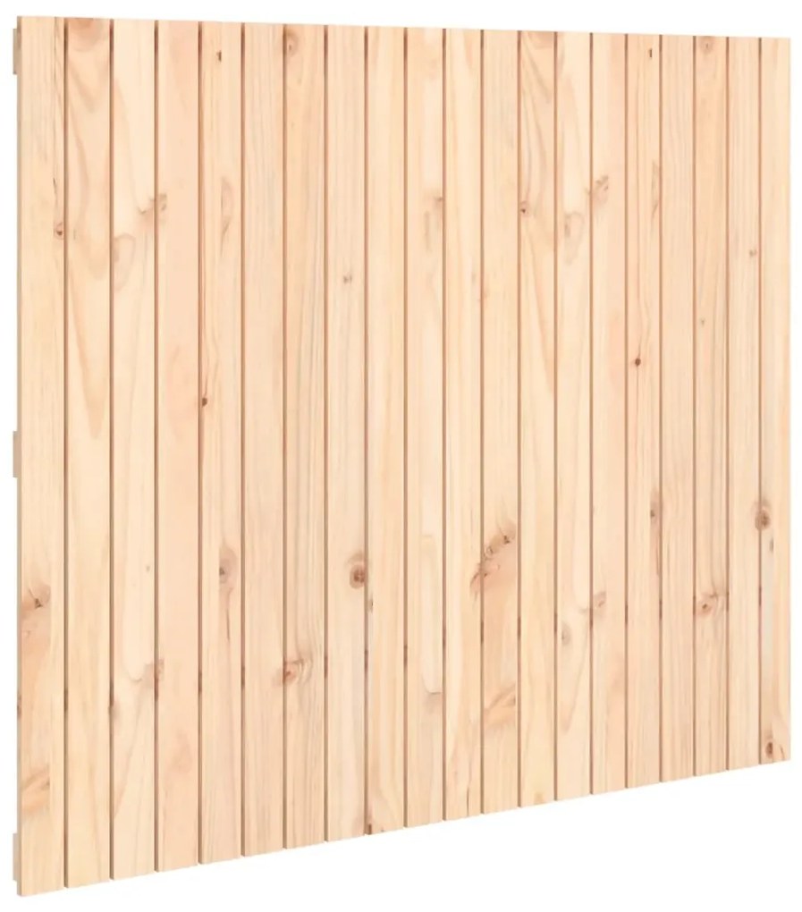 vidaXL Tăblie de pat pentru perete, 127,5x3x110 cm, lemn masiv de pin