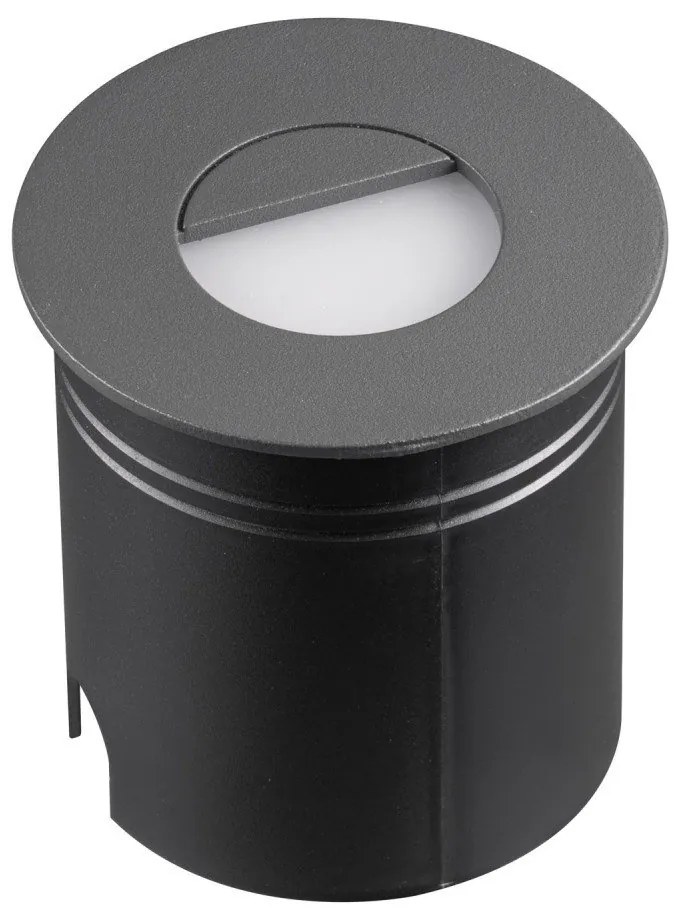Spot LED incastrabil scari iluminat exterior IP65 ASPEN gri inchis