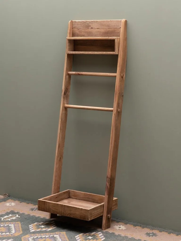 Etajera din lemn de pin, cu 3 rafturi, Utah