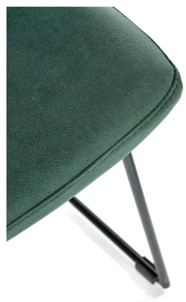 Scaun de bucătărie Vera, verde închis