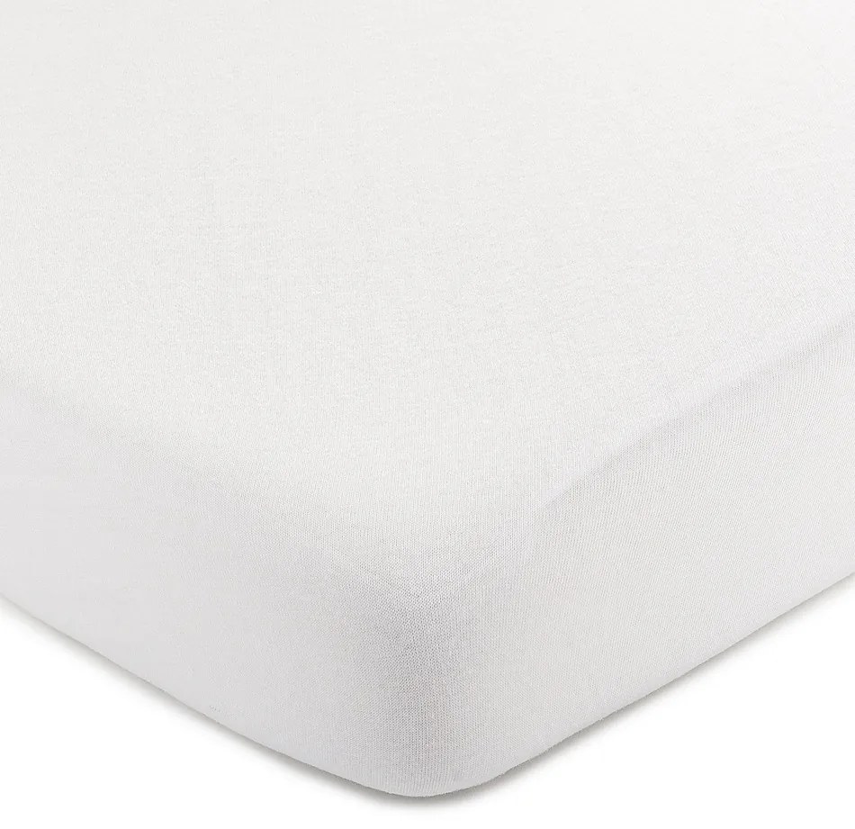 Cearșaf de pat 4Home Jersey, alb, 70 x 140 cm