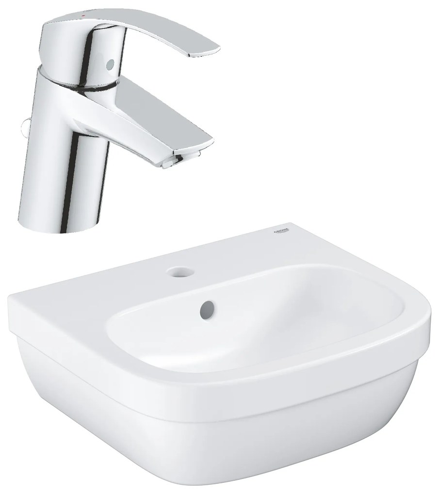 Set lavoar Grohe Euro Ceramic 39324000, baterie lavoar Grohe Eurosmart 33265002