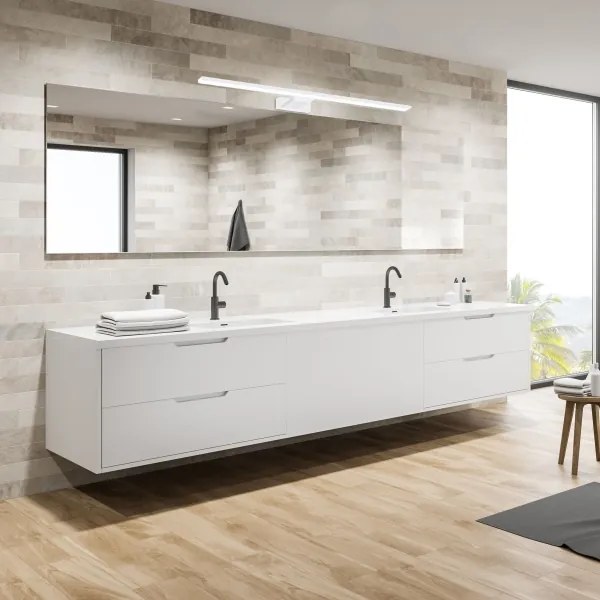 Lumină LED pentru oglindă de baie SHINE WHITE LED/15W/230V 80 cm IP44 albă