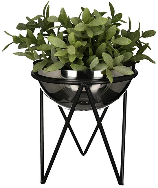 Suport flori PIANTA, inox, 25x35 cm