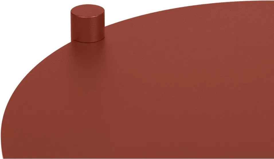 Măsuță auxiliară rotundă din oțel 41x40 cm Ande – noo.ma