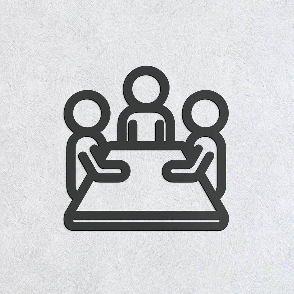 DUBLEZ | Plăcuță din lemn pentru ușă - Sală de ședințe