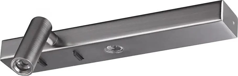 Ideal Lux - Aplică de perete LED BONNE, 6,5 W, 230 V, CRI 90, crom mat