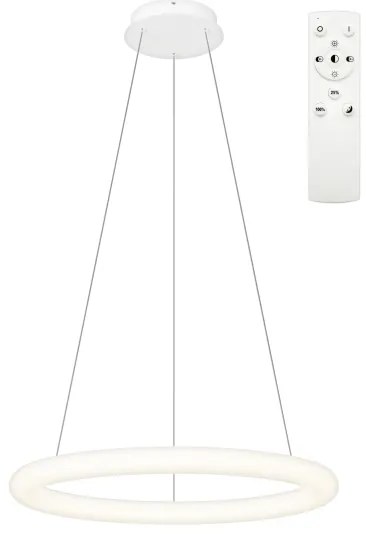 Top Light -LED Lustră reglabilă pe cablu RINGO LED/40W/230V 3000-6500K albă+telecomandă