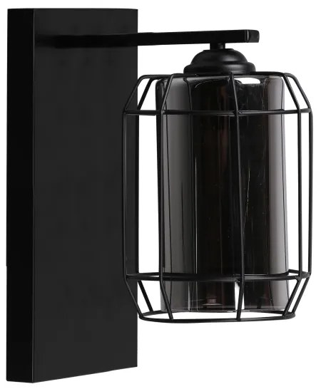 Lampă de perete JONERA 1xE27/40W/230V negru