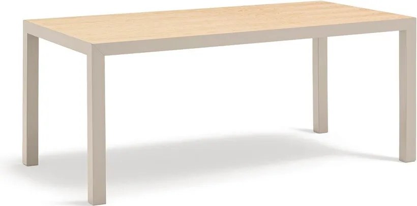 Masă de dining cu blat din lemn de stejar 75x180 cm Alma – Teulat