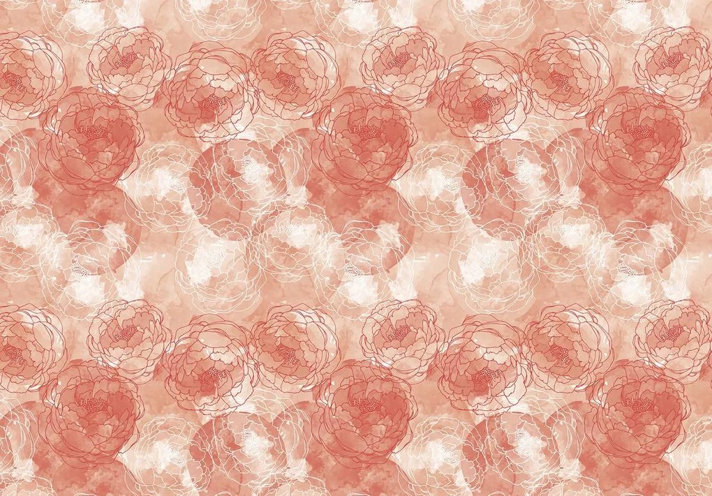 Fototapet - Flori roșii (152,5x104 cm)
