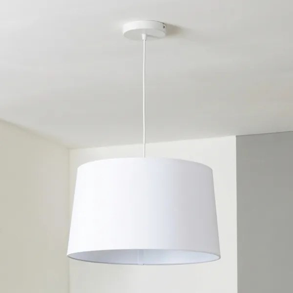 Brilagi - Lustră LED suspendată pe cablu CERIA, 1xE27/40W/230V, Ø 45 cm, albă