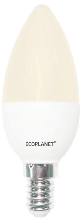 Bec LED Ecoplanet lumanare C35, E14, 7W (60W), 630 LM, A+, lumina neutra 4000K, Mat Lumina neutra - 4000K, 1 buc