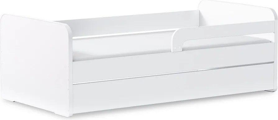 Pat pentru copii alb cu saltea/cu somieră 80x200 cm Duuli – ELTAP