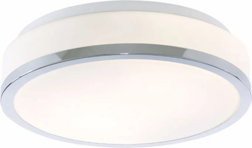 Plafoniera Discs otel/sticla, alb, 2 becuri, diametru 29 cm, 220 V