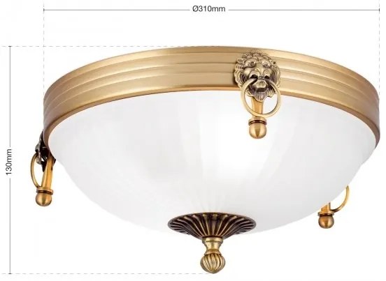 Plafoniera stil clasic diametru 31cm Rocca