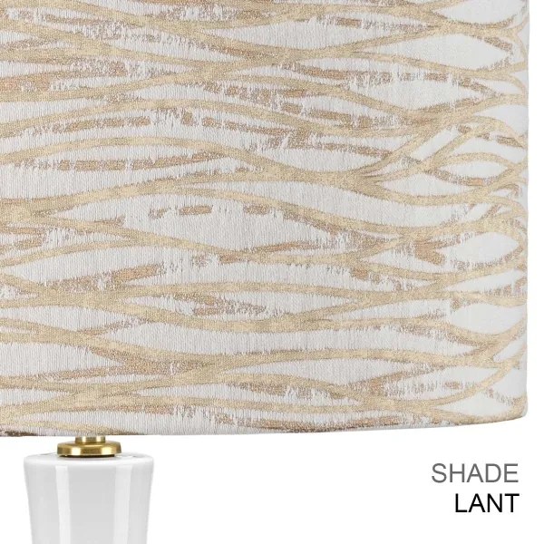 Lampă de masă Elstead MILO-AB-TL-LANT MILO 1xE27/60W/230V bej