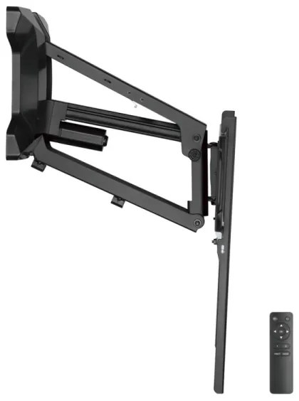 MK FLORIA MKF-21DM647 - Suport TV de perete cu braț articulat 70" negru +telecomandă