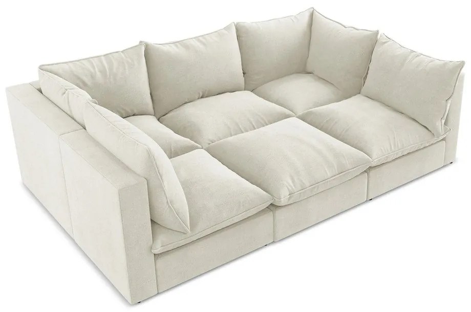 Canapea bej 255 cm Manao – Makamii