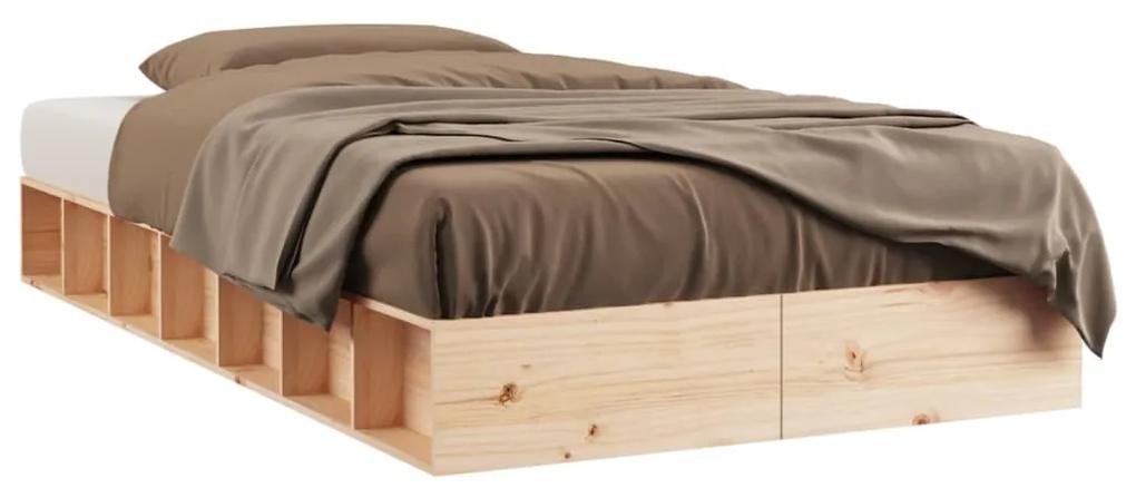820686 vidaXL Cadru de pat, 100x200 cm, lemn masiv