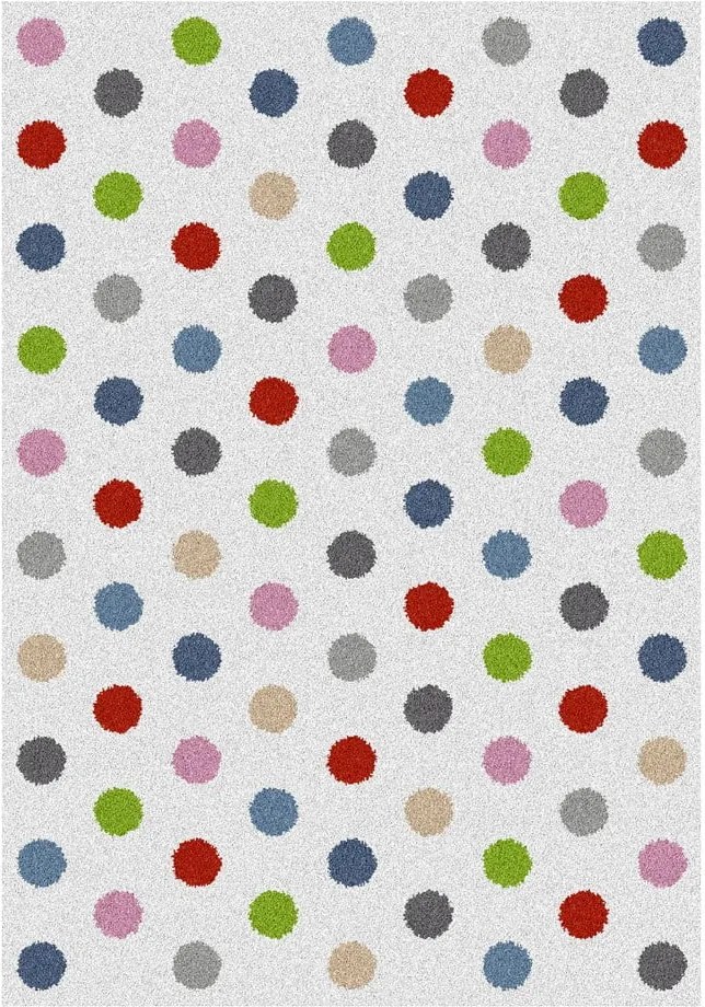 Covor Universal Norge White Dots, 80 x 150 cm