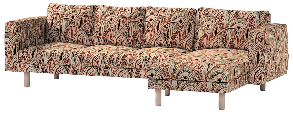 Husă pentru canapeaua Norsborg cu 4 locuri și șezlong Norsborg