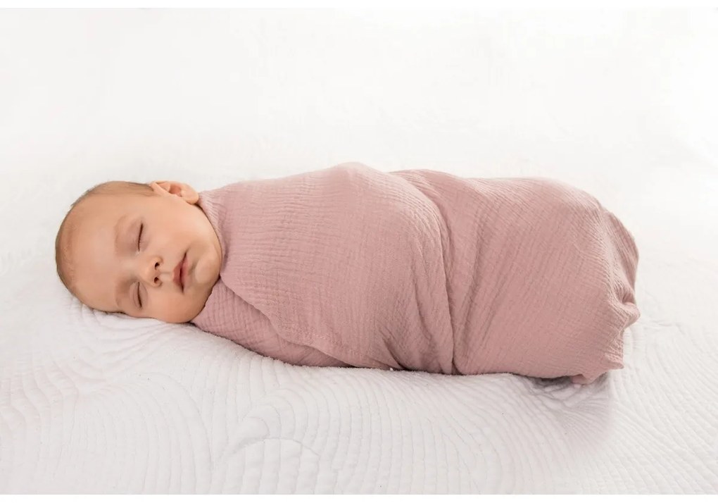 Babymatex Wrap roz , 80 x 120 cm